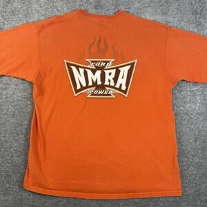 Vintage 90s Ford Racing Tribal Flame Logo Shirt Sleeve Tshirt Size 2XL